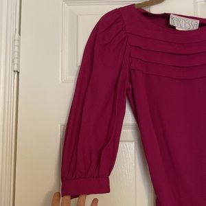 Vintage fuchsia dress